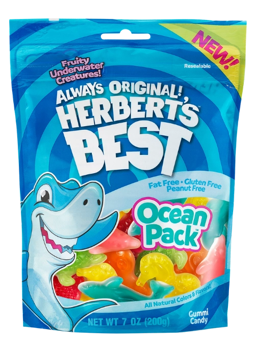 ocean pack standup peg bag