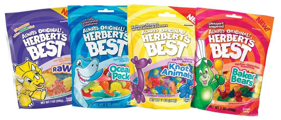 Herbert's Best Originals! Resealable Bag 4 Pack
