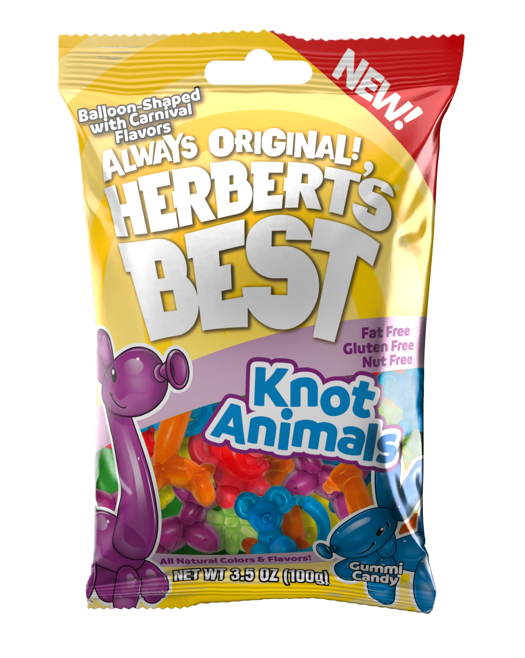yellow knot animals 100g bag vaporware